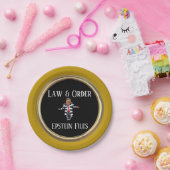 Law & Order Paper Plate Pappteller (Party)