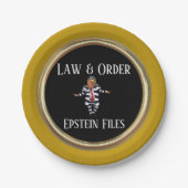 Law & Order Paper Plate Pappteller (Vorderseite)