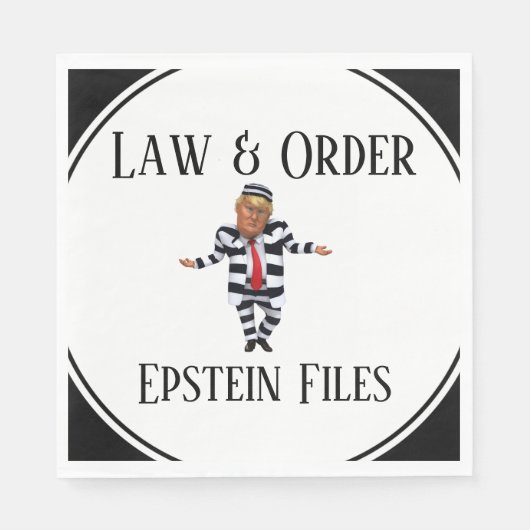 Law & Order Papiertaschentuch Serviette (Vorderseite)