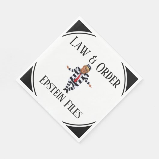 Law & Order Papiertaschentuch Serviette (Ecke)