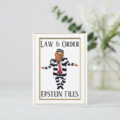 Law & Order Postkarte (Stehend Vorderseite)