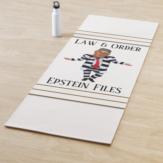 Law & Order Yogamatte (Beispiel)