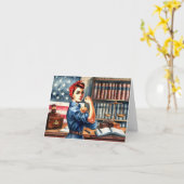 Law School Abschluss Card-Rosie - The Riveter Karte (Gelbe Blume)