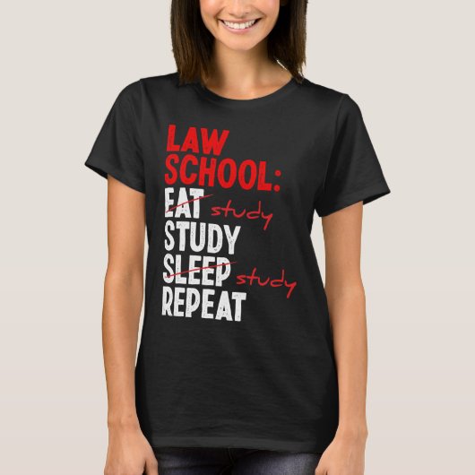 Law School Essentials Law School Gradute Law T-Shirt (Vorderseite)