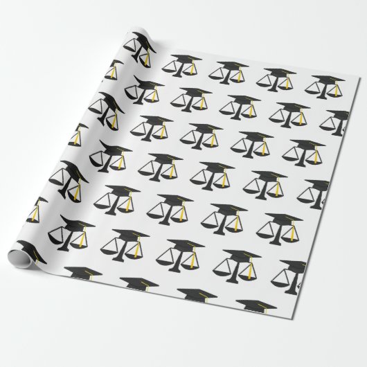 Law School Graduation Geschenkpapier (Ungerollt)