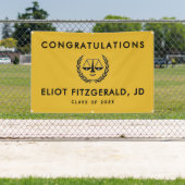 Law School Graduation Party Banner (InSitu)