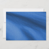 Law School Rustic Sunflower Navy Blauer Abschluss Einladung (Rückseite)