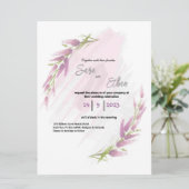 Lawander, Aquarellfarben-Wildblume (Stehend Vorderseite)