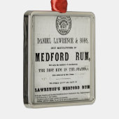 Lawerences Medford Rum Silbernes Ornament (Rechts)