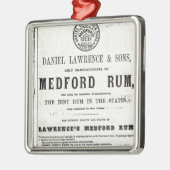 Lawerences Medford Rum Silbernes Ornament (Links)