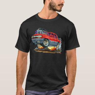 Lawinen-Rot-LKW T-Shirt