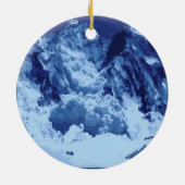 Lawinen-Verzierung Keramikornament (Hinten)