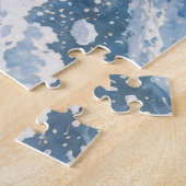 Lawinenberg-Schneeszene Puzzle (Seite)