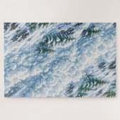 Lawinenberg-Schneeszene Puzzle (Horizontal)