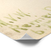 Lawinenlilie (Erythronium montanum) Poster (Ecke)