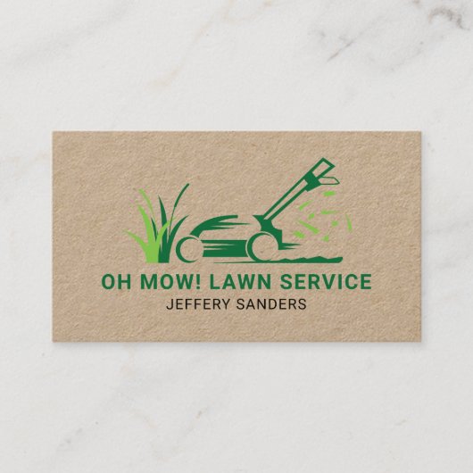 Lawinenmähkarte Visitenkarte (Vorderseite)