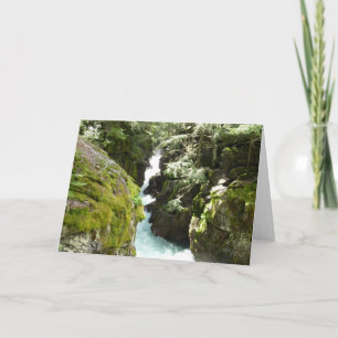 Lawinenschlucht II am Glacier-Nationalpark Karte