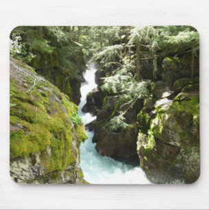 Lawinenschlucht II am Glacier-Nationalpark Mousepad