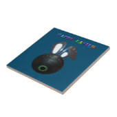 Lawinenschüssel Osterhase, Keramik Tile Fliese (Seite)