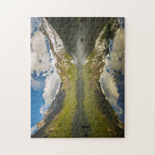 Lawinensee. Puzzle (Vertikal)