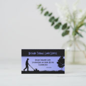 Lawinenservice Landscape Sky Blue Business Card Visitenkarte (Stehend Vorderseite)