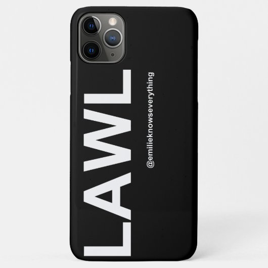 LAWL Premium Phone Case (Rückseite)