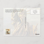 Lawless Lady Liberty Postkarte (Rückseite)