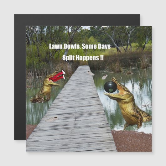 Lawls Australien Split Happens, Magnetkarte (Vorne/Hinten)