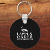 Lawn &amp; Order Special Mowing Unit - Gardening L Schlüsselanhänger (Vorderseite)