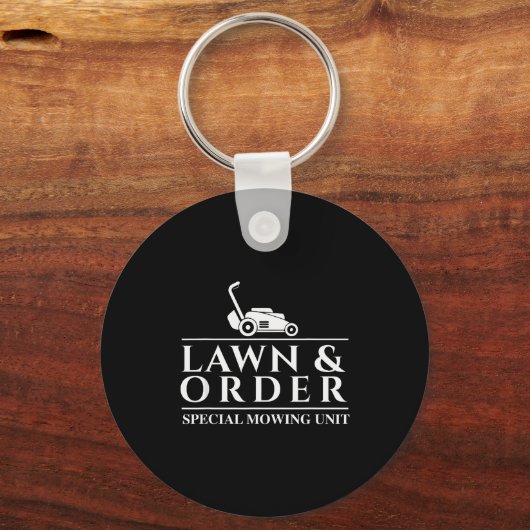 Lawn &amp; Order Special Mowing Unit - Gardening L Schlüsselanhänger (Vorderseite)