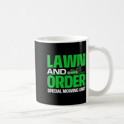 Lawn And Order Special Mowing Unit - Lawn Mower Ga Kaffeetasse (Rechts)