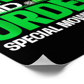 Lawn And Order Special Mowing Unit - Lawn Mower Ga Poster (Ecke)