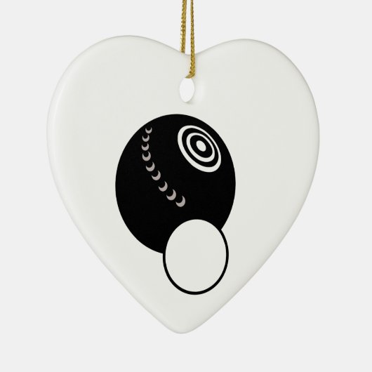 LAWN BOWL KERAMIKORNAMENT (Rechts)