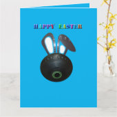 Lawn Bowl Ostersonne, Jumbo Grußkarte Karte (Gelbe Blume)