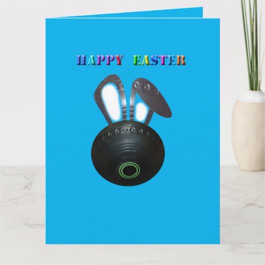 Lawn Bowl Ostersonne, Jumbo Grußkarte Karte (Vorderseite)