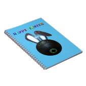 Lawn Bowl Ostersonne, Notebook Notizblock (Rechte Seite)