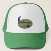 Lawn Bowler Man nannte Nah Call, Truckerkappe (Vorderseite)