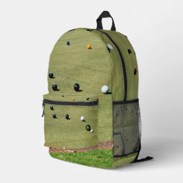 Lawn Bowles The Game, Full Print Backpack Bedruckter Rucksack