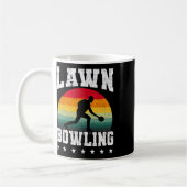 Lawn Bowling Bowler Kaffeetasse (Links)