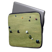 "Lawn Bowls Action Game" Laptopschutzhülle (Vorderseite Links)