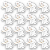 Lawn Bowls Aufkleber (Vorderseite)