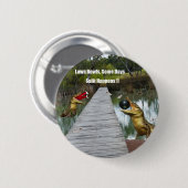 Lawn Bowls Australia Split Happens, Abzeichen Button (Vorne & Hinten)