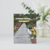 Lawn Bowls Australia Split Happens, Postcard Postkarte (Stehend Vorderseite)