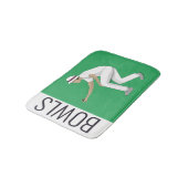 Lawn Bowls Badematte (Schrägansicht)