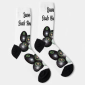 Lawn Bowls Beats Housework Funny, Crew Socken (Rechts)