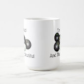 Lawn Bowls Bowled Schönes Logo, Kaffeetasse (Mittel)