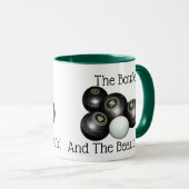 Lawn Bowls Bowled Schönes Logo, Tasse (VorderseiteRechts)