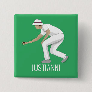 Lawn Bowls Button