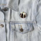 Lawn Bowls Christmas Pudding, Button (Beispiel)