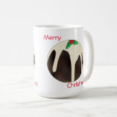 Lawn Bowls Christmas Pudding, Kaffeetasse (VorderseiteRechts)